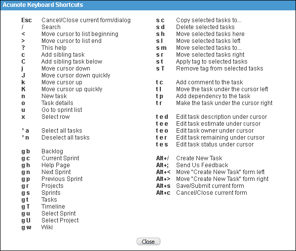 Keyboard-shortcuts